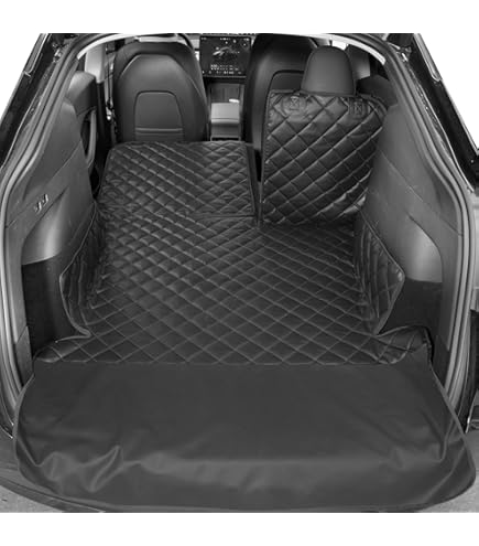 thumbnail image 2 of Waterproof Trunk Protector SUV Dog Cargo Liner - Waterproof Pet Seat Cover With Bumper Flap Protection Pet Cargo Mat 2 of 14