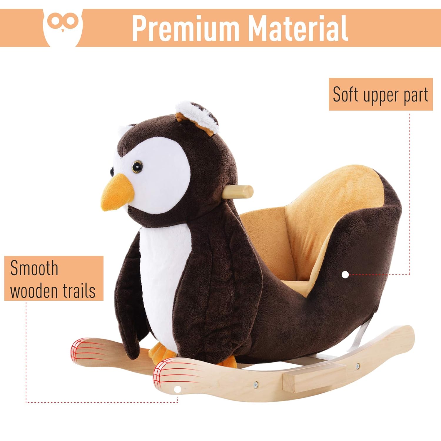 owl rocking horse