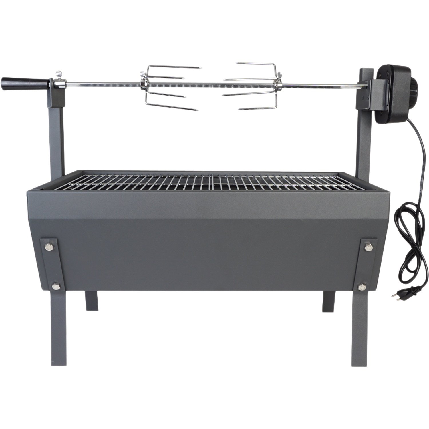 Titan Attachments Small Rotisserie Chicken Roaster Grill 28" Spit Rod