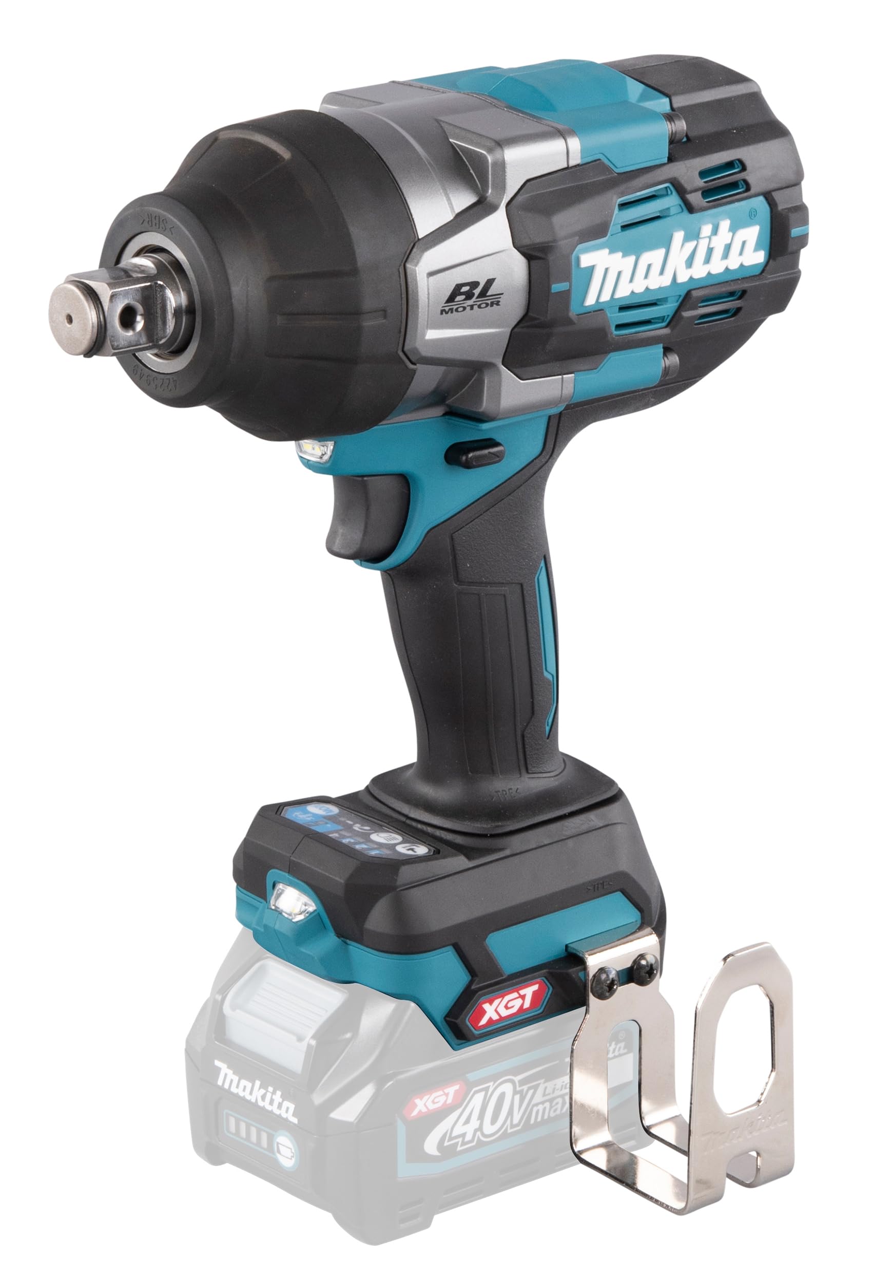 Makita TW001GZ Max Li-ion XGT Brushless Impact Wrench, Batteries and Charger Not Included, Black, 40 V