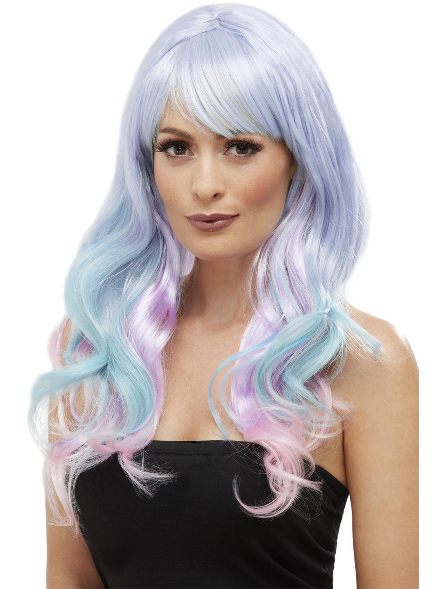 Fashion Unicorn Pastel Wig Wavy Long