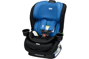 Britax Poplar Convertible Car Seat, 2-in-1 Car Seat with Slim 17-Inch Design, ClickTight Technology, Cobalt Onyx