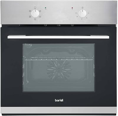 Dellonda Baridi 60cm Built-In Oven, 55L, 5 Functions, Stainless Steel