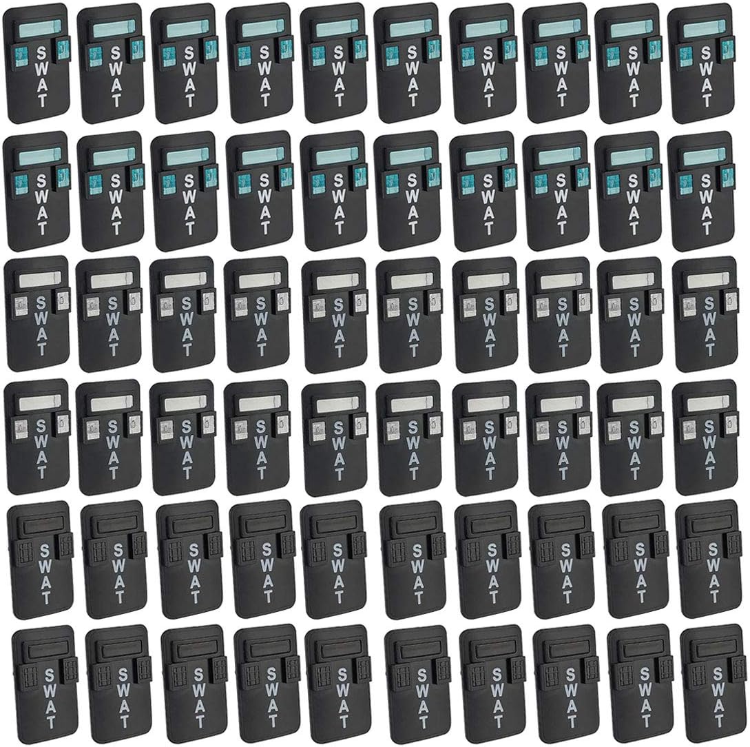 PARIO 60Pcs Custom Shield Set for Minifigures Soldiers SWAT Team, Compatible With LEGO