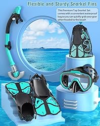 Vengreedo Snorkel Set with Fins for