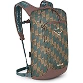 Osprey Daylite Cinch Backpack, Kazuma Print/Magma Brown