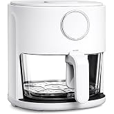COOK WITH COLOR 4Qt Air Fryer with Glass Basket