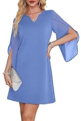 RUMIA Dresses for Women 2025 Elegant Classy V Neck