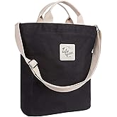 Lily queen Women Canvas Tote Handbags Casual Shoulder Work Bag Crossbody