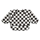 Tiny Twinkle Mess Proof Baby Bib, Cute Full Sleeve