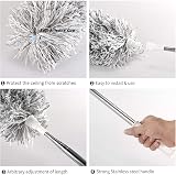 Kelursien Feather Duster Extendable Pole 100 Inch Microfiber Bendable Head view 4