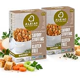 Aleia&rsquo;s Gluten Free Savory Stuffing Mix &ndash; 10 oz (2 Pack) &ndash; Classic Side Dish for Special Diets &ndash; Corn Free, Soy Free, Dairy Free, Low Sodium, Non-GMO