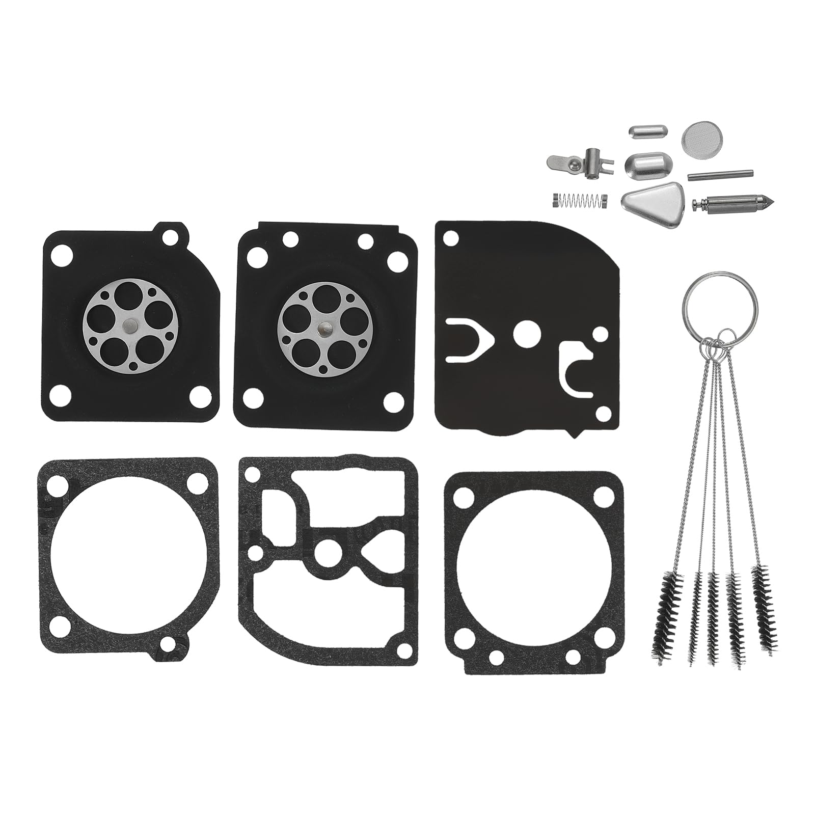 PATIKIL RB-69 Carburetor Diaphragm Gasket Rebuild Repair Kit for 020 020T MS191 MS192T MS200 MS200T 1129-007-1062 531004553 113LD 123C 123L 322L 323L 325L 326L 325HS R13185