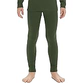 Iguana Unisex Kids 100% Merino Wool Base Layer Pants Thermal Underwear Bottom for Girls and Boys