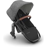 UPPAbaby RumbleSeat V3 Second Lower Seat - Fits Vista V2/V3 - Greyson | Attach this second seat accessory to your Vista stroller to turn it into a double - adapters included