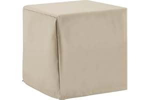 Crosley Furniture Patio Furniture Covers, Waterproof Outdoor Side Table Cover for Backyard, Deck, Tan