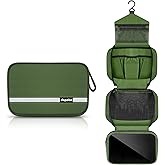 dopobo Travel Toiletry Bag for Women, Dopp Kit for Men, Waterproof Makeup Bag Shaving Bag with Hanging Hook, Portable Toiletr