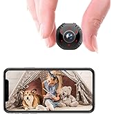 Mini WiFi Camera,Small Magnetic Wireless Cameras,4K 1080P Smart App 2.4Ghz,140° Wide Angle,AI Motion Detection Alarm and Nigh