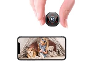Mini WiFi Camera,Small Magnetic Wireless Cameras,4K 1080P Smart App 2.4Ghz,140° Wide Angle,AI Motion Detection Alarm and Nigh