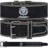 Weight lifting Belt (6mm Thick) - Genuine leather, offering back support. Double-pronged buckle, ideal for weightlifting, powerlifting, squats and deadlifts