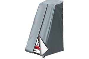 TORUTA Inversion Table Protective Cover-Grey 420D High Density Waterproof and Dustproof Withzip 47''L x 28''W x 63''H