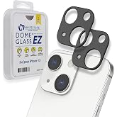 [Dome Camera EZ] Apple iPhone 13 (6.1") Camera Protector by Whitestone [One Touch Installation] Scratch-Resistant Camera Lens Protector - Two Pack
