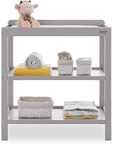 Obaby Open Changing Unit Warm Grey Nursery Furniture view 2