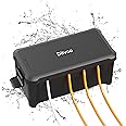 Outdoor Electrical Box Weatherproof, Diivoo Waterproof Extension Cord Box Protector, Enough Space 4 Cable Seal Entry, Protect