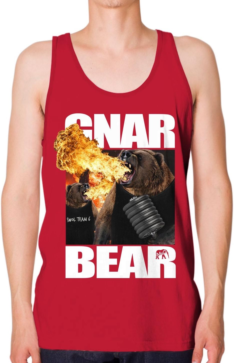 BRO SCIENCE Men's Gnar Bear Tank-top