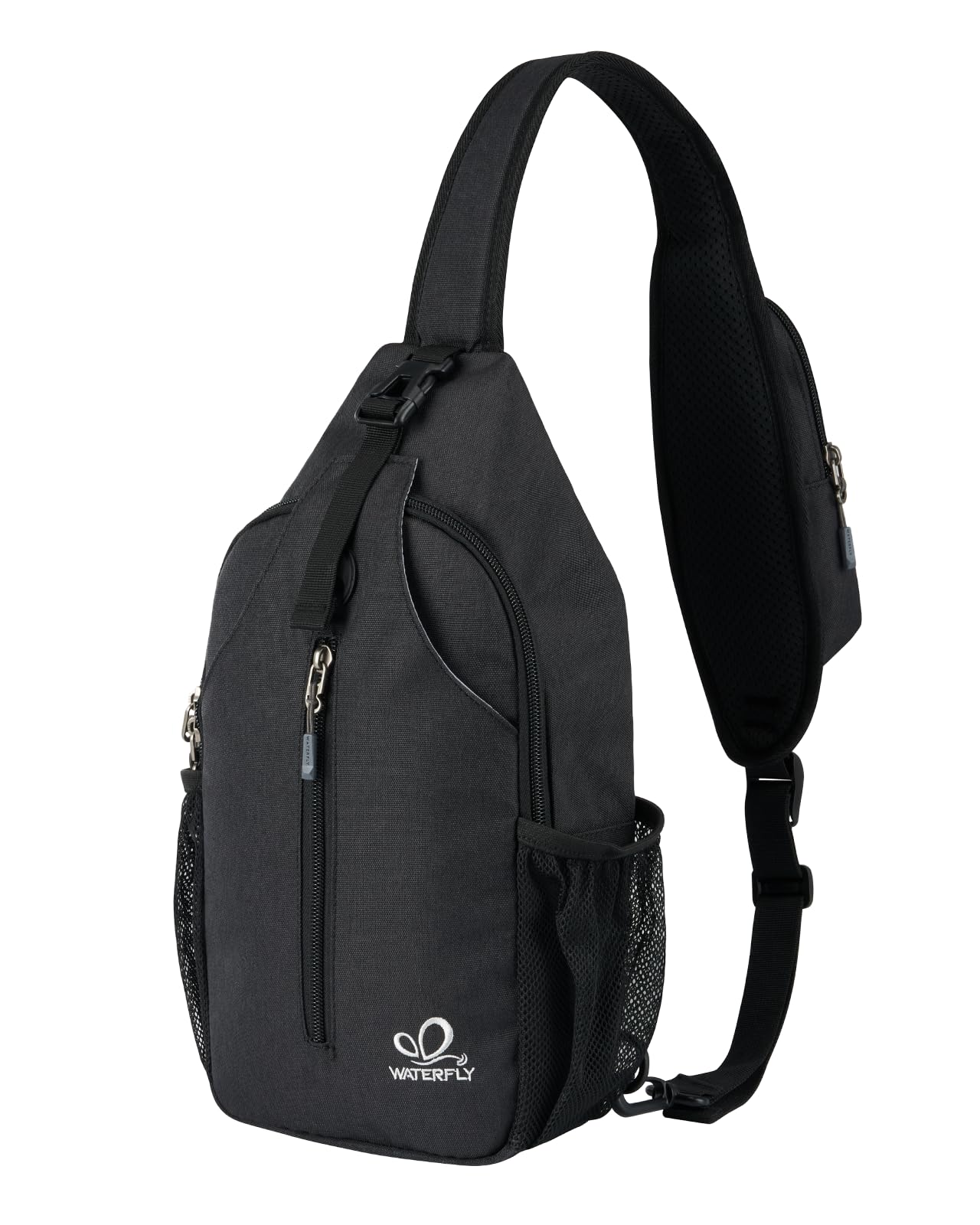 WATERFLY RFID Crossbody Sling Backpack Sling Bag Travel Hiking Chest Bag Daypack Image WATERFLY RFID Crossbody Sling Backpack Sling Bag Travel Hiking Chest Bag Daypack Image
