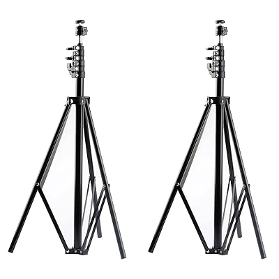 MDW 2 Pcs Adjustable Light Stands for HTC VIVE/VIVE Pro 102 inches/260centimeters with 1/4 Tripod Mini Ball Head for HTC ViVE Base Station, Photo and Video New Version