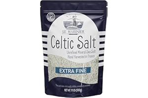 Le Marinier French Sea Salt Extra Fine, 1.1lb - 18oz. Mineral Rich 100% Natural and Unrefined Sea Salt Organic Mineral Coarse. Hand Harvested Mineral Salt, (1.1lb Extra Fine)