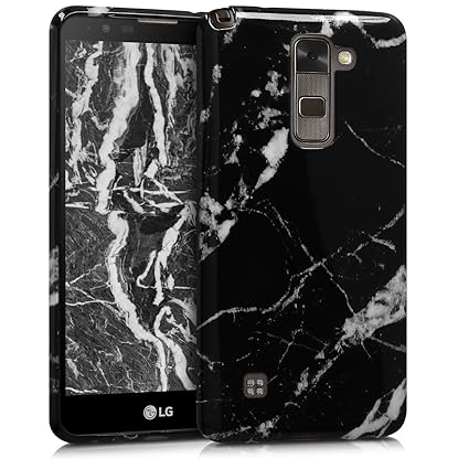 kwmobile LG Stylus 2 Hülle - Handyhülle für LG Stylus 2 - Handy Case in Schwarz Weiß