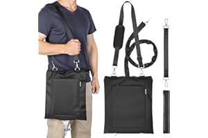 Hoomtree Catheter Bag Holder, Urine Drainage Bag Holder w/Drain Tube Cover & Adjustable Strap, Water-Resistant & Machine Washable, Privacy & Secure for Foley Catheter Users