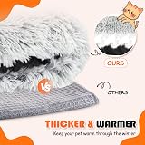 Nobleza 2 in 1 Cat Bed Foldable Nest 60x50cm Grey Inner Cushion Small Pet Bed view 6