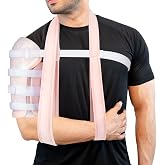 Shuyan Jiao Sarmiento Brace - Humeral Shaft Fracture Splint Humeral Fracture Brace for Broken Upper Arm Shoulder Bicep Left/Right Arm Long-Bone Humerus Fracture for Men and Women (S)