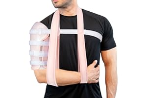 SHUYAN JIAO Sarmiento Brace - Humeral Shaft Fracture Splint Humeral Fracture Brace for Broken Upper Arm Shoulder Bicep Left/Right Arm Long-Bone Humerus Fracture for Men and Women (XL)