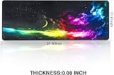 EFISH Extended XL Mouse Pad 800x300x3 mm Stitched Edges Non-Slip Base view 2
