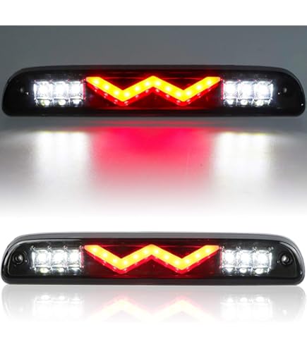 Team-Alpha LED Third Brake Light For 2006-2010 Dodge Charger – Chrome Housing, Clear Lens, DOT/SAE - View #3
