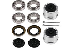 LEVANLIGHT 2Set Boat Trailer Axle Bearing Kit L44649 L44610 Compatible with 1-1/16" 2000-2200 Lb Boat Trailer Axle Hub Wheel 