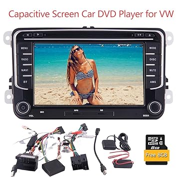 Universal de Coches Reproductor de DVD Compatible con ...