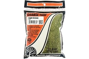 Woodland Scenics Coarse Turf-Light green (12 Oz) T63