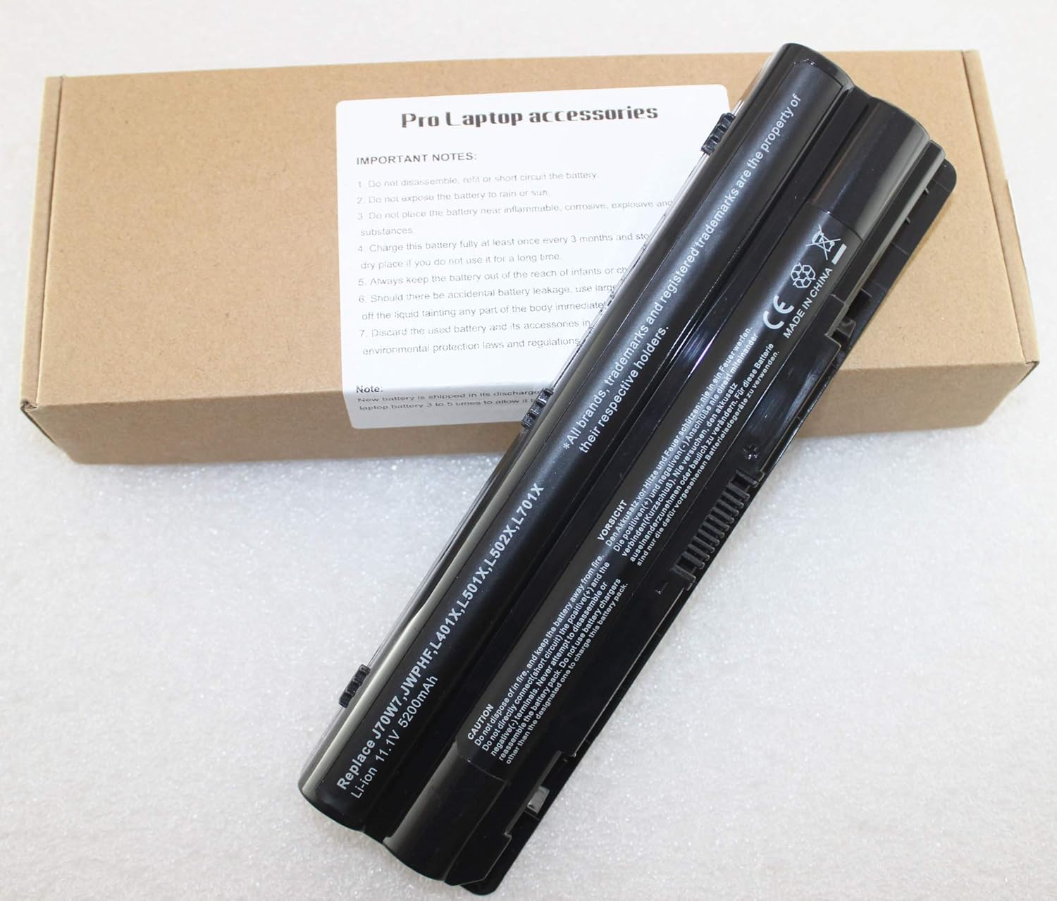 New Laptop Battery for Dell XPS 17 L701x XPS 14 L401X R795x XPS L702x L502x L501x J70W7 JWPHF WHXY3