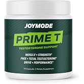 JOYMODE Prime T Men's Testosterone Support, KSM-66 Ashwagandha, 90 Count | Supports Strength + Performance, Energy + Focus, Drive + Vitality, DIM, Zinc, Magnesium, Boron, 3 Capsules Daily