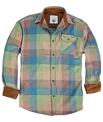 Gioberti Men's Brushed Flannel 100% Cotton Plaid