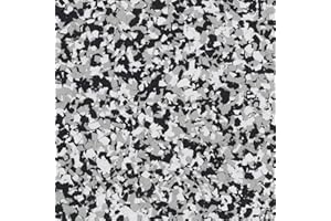 EPOXY FX Epoxy Flakes - 411 Domino 1/4" - 1 Pound - Epoxy Floor Flakes/Garage Floor Flakes for Both Decorative Floors and Crafts - Decorative Paint Chips for Crafts - Epoxy Flakes - Paint Flakes
