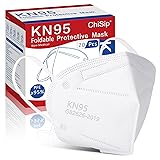 ChiSip KN95 Face Mask 20Pcs, 5 Layer Design Cup