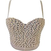 VEENDEO Women's Lace Bustier Corset Wedding Party Crop Top Bra Vest