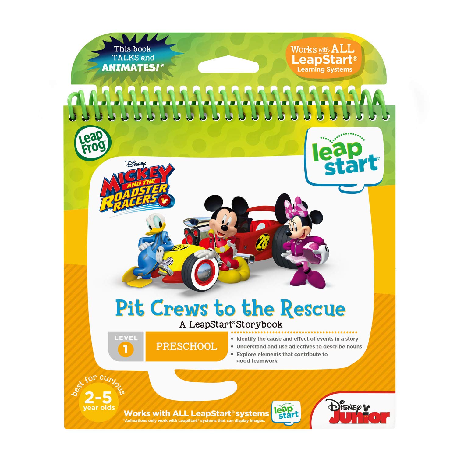 LeapFrog LeapStart 3D Mickey and the Roadster Racers Book — image 1