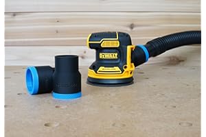 TOOLCURVE Hose Adapter compatible with Dewalt Sander (1-7/8" Hose)
